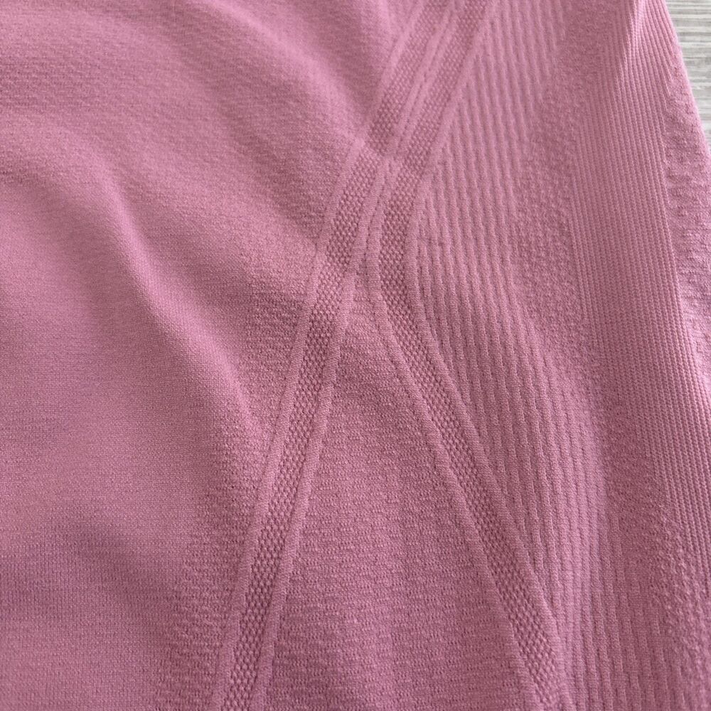 Athleta Pink Momentum Tee Women's Size M Dusty Rose Athleisure Active T Shirt - Picture 4 of 14
